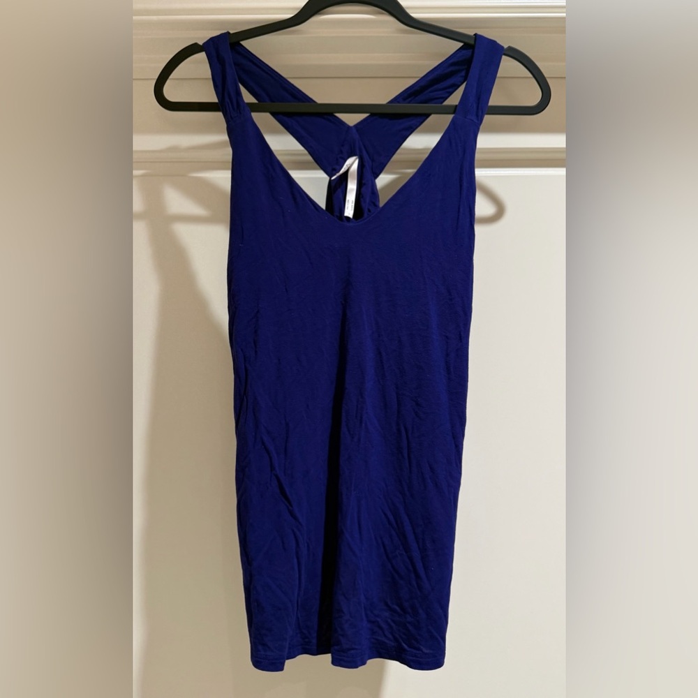 Soma Cool Nights Tank Top - Size S - Deep Blue/Purple